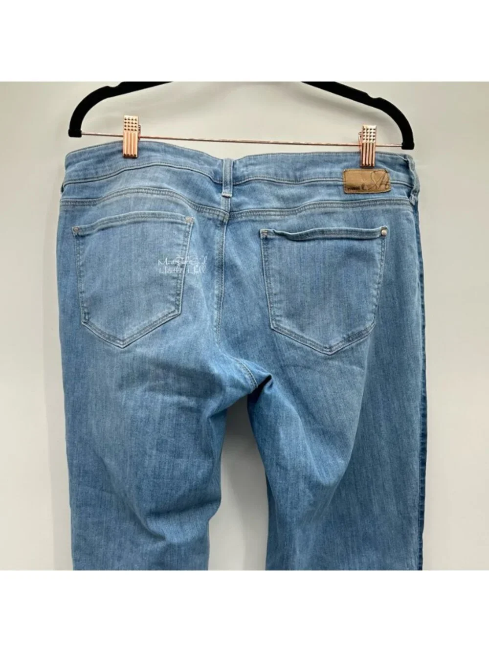 Mavi Side Stripe Raw Hem Ankle Cropped Jeans 31